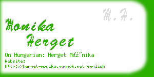 monika herget business card